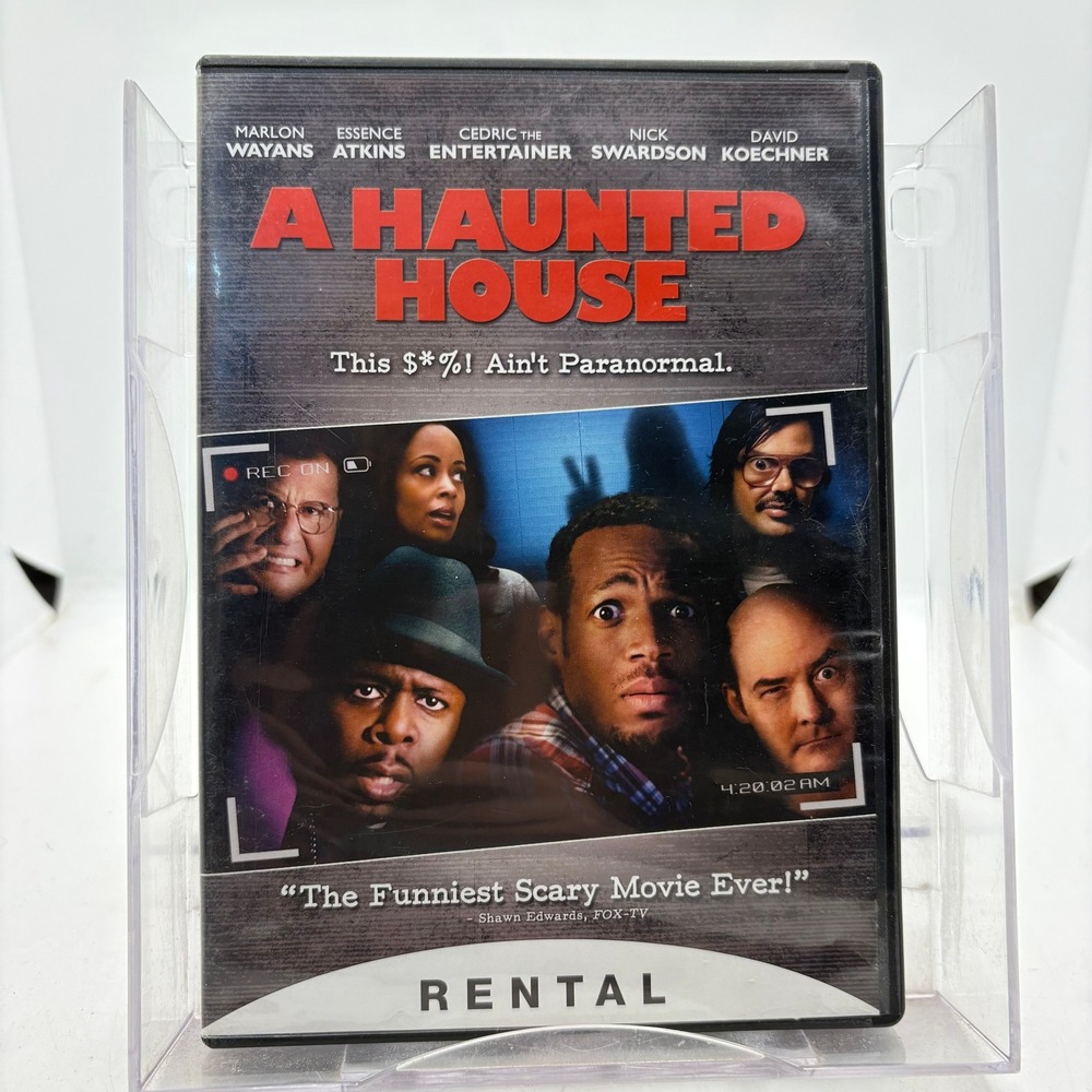 A Haunted House DVD Marlon Wayans Cedric the Entertainer Comedy Rental Edition